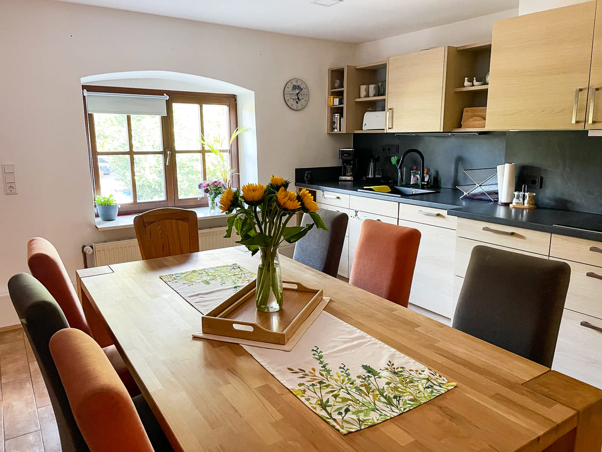 Küche der Ferienwohnung