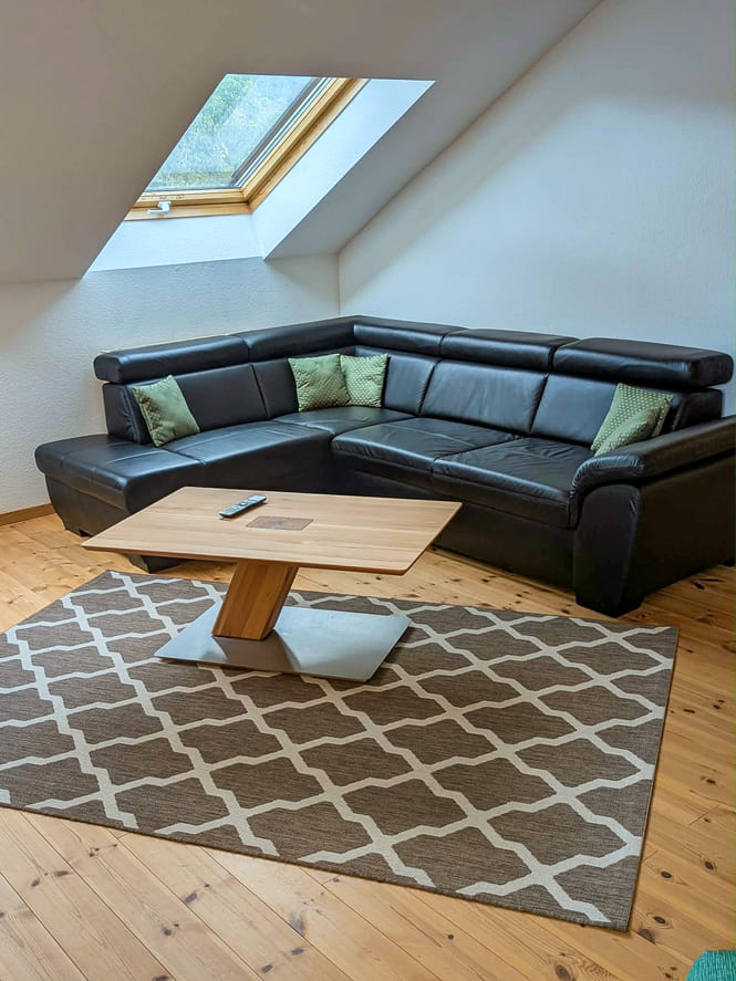 Wohnzimmer der Ferienwohnung